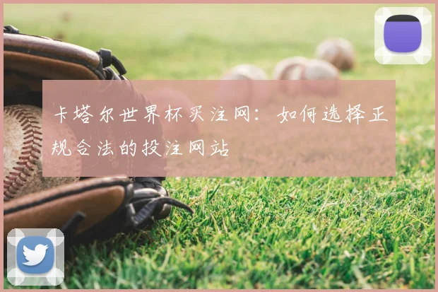 卡塔尔世界杯买注网:如何选择正规合法的投注网站