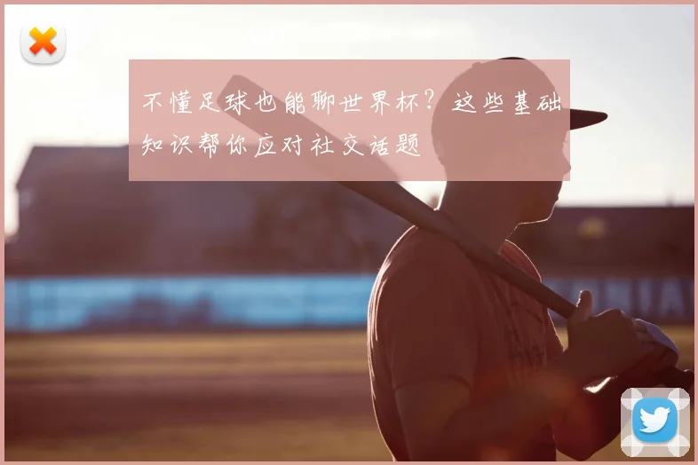 不懂足球也能聊世界杯?这些基础知识帮你应对社交话题